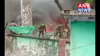 जनपद रुद्रप्रयाग में स्थित आर्मी कैंटीन में भीषण आग ने मचाई तबाही