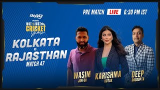 Indian T20 League, Match 47, Rajasthan vs Kolkata - Pre-Match Live Show 'Not Just Cricket'
