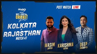Indian T20 League, Match 47, Rajasthan vs Kolkata - Post-Match Live Show 'Not Just Cricket'