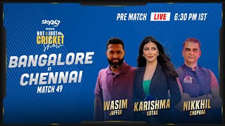 Indian T20 League, Match 49, Bangalore vs Chennai - Pre-Match Live Show 'Not Just Cricket'