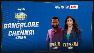 Indian T20 League, Match 49, Bangalore vs Chennai - Post-Match Live Show 'Not Just Cricket'