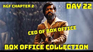 KGF Chapter 2 Movie Box Office Collection Day 22 In Hindi Version
