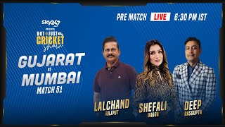 Indian T20 League, Match 51, Gujarat vs Mumbai - Pre-Match Live Show 'Not Just Cricket'