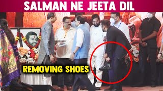 Salman Khan Ne Jeeta Dil, Is Tarah Respect Dene Ke Pehle Utare Joote