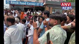 हिमाचल आगमन पर केंद्रीय मंत्री अनुराग ठाकुर का पार्टी कार्यकर्ताओं द्वारा स्वागत
