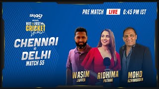 Indian T20 League, Match 55, Chennai vs Delhi- Pre-Match Live Show 'Not Just Cricket'