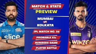 Mumbai Indians vs Kolkata Knight Riders - 56th Match of IPL 2022, Predicted XIs & Stats Preview