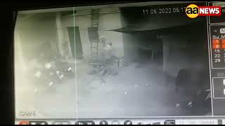 B 2 Block Sultanpuri,दिल्ली से मन्दिर से मोबाइल व मोटर चोरी,चोर CCTV कैमरे मे क़ैद
