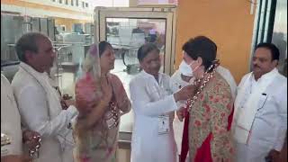 श्रीमती Priyanka Gandhi जी पहुंची उदयपुर, नवसंकल्प शिविर में लेंगी हिस्सा..!