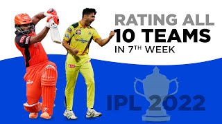 IPL 2022: Rating teams based on their performance in seventh week of action