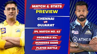 Chennai Super Kings vs Gujarat Titans - 62nd Match of IPL 2022, Predicted  XIs & Stats Preview