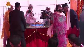 PM participates in Shilanyas ceremony of India International Centre for Buddhist Culture in Lumbini
