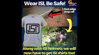 Along with ISI helmets we will now have to get ISI shirts too!