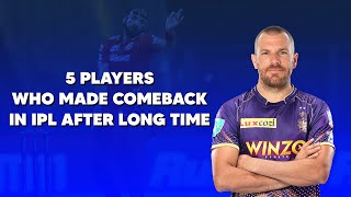 IPL 2022: Five players who made a comeback after a long time