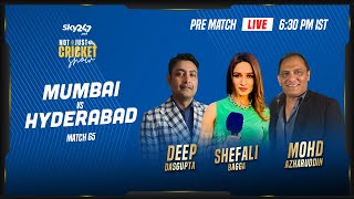Indian T20 League, Match 65, Mumbai vs Hyderabad- Pre-Match Live Show 'Not Just Cricket'