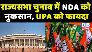 Rajya Sabha Election में NDA को नुकसान, UPA को फायदा | Rajya Sabha में घटेगा NDA का दबदबा | #DBLIVE