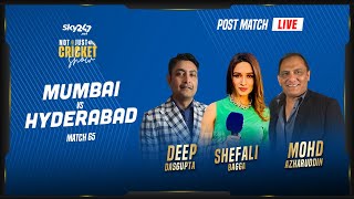 Indian T20 League, Match 65, Mumbai vs Hyderabad- Post-Match Live Show 'Not Just Cricket'