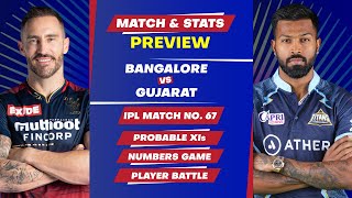 Royal Challengers Bangalore vs Gujarat Titans- 67th Match of IPL 2022, Predicted XIs & Stats Preview