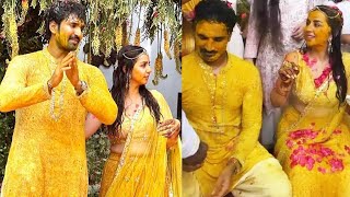 ????Video: Actor Aadhi & Nikki Galrani Mehendi & Haldi Function |ஆட்டம் பாட்டமென களைகட்டிய Marriage