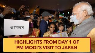 Highlights from day 1 of PM Modi's visit to Japan