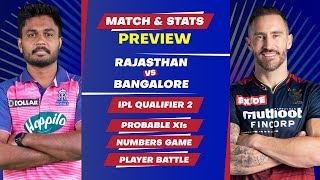 Rajasthan Royals vs Royal Challengers Bangalore-Qualifier 2, IPL 2022, Predicted XIs & Stats Preview