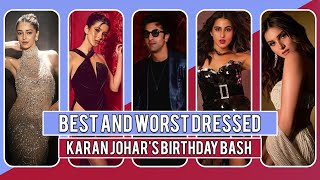 Ananya, Shanaya, Tara, Sara, Janhvi, Ibrahim, Ranbir: Best & Worst Dressed at Karan Johar's party