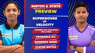Supernovas Women vs Velocity - Final of Women's T20 Challenge 2022, Predicted XIs & Stats Preview