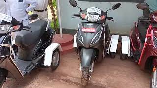 Disabled person get three-wheelers under MPLAD funds! CM Dr Pramod Sawant hands over the bikes