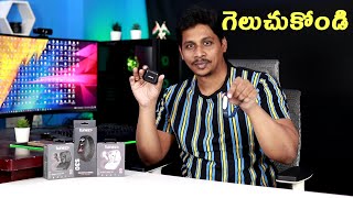 Tunez Swastha S30 Smart Band and Elements E20 Bluetooth Earbuds Unboxing Telugu