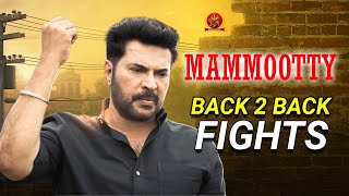 Mammootty Back To Back Fight Scenes | Mammootty Best Telugu Action Scenes | Bhavani HD Movies