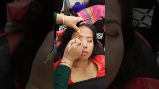 women eye brow colouring make up tips by beautician Arundhuti Handique