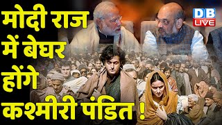 Modi Raj में बेघर होंगे Kashmiri Pandit ! पलायन करने को मजबूर KashmiriPandit | Kashmir Files #DBLIVE