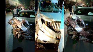 Masabtank Road Par Bhayanak Sadak Hadsa | BMW Aur XUV Car Ki Hui Takkar | SACH NEWS |