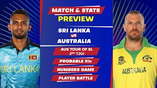 Sri Lanka vs Australia - 2nd T20I Match, Predicted Playing XIs & Stats Preview