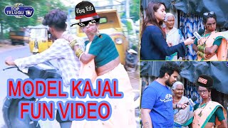 Model Kajal THUG LIFE Video | Kajal Model SUPER FUN With Vedanth Jackson, Zinitha | Top Telugu TV