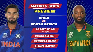 India vs South Africa - 1st T20I Match, Predicted Playing XIs & Stats Preview