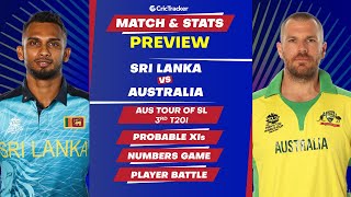 Sri Lanka vs Australia - 3rd T20I Match, Predicted Playing XIs & Stats Preview