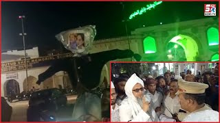 Hyderabad Mein Gustakho Ke Khilaf Ehtejaj Hai Jaari | Darulshifa Ground | SACH NEWS |