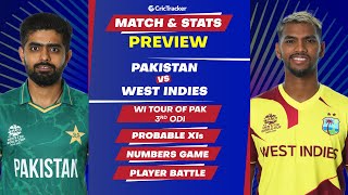 Pakistan vs West Indies- 3rd ODI Match, Predicted Playing XIs & Stats Preview