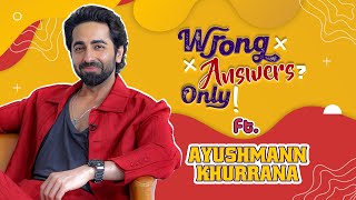 Ayushmann Khurrana's HILARIOUS twist to these dialogues will make you go ROFL | Wrong Answers Only