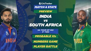 India vs South Africa - 3rd T20I Match, Predicted Playing XIs & Stats Preview
