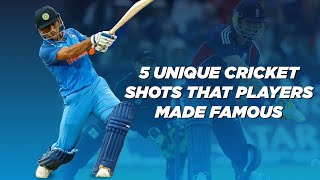 5 unique cricket shots that players made famous