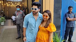 Dheeraj Dhoopar With Wife First Time After Leaving Kundali Bhagya Serial - Spotted At Starbucks