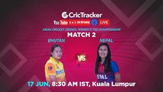 ???? LIVE: Match 2 Bhutan Women v Nepal Women Live Cricket Stream | ACC Women's T20 Championship LIVE