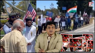 Modi Govt Ke Khilaf America Ka Ehtejaj | Gustaq-e-Rasool Ko Arrest Karne Ka Kiya Demand | SACH NEWS
