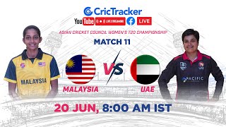 ???? LIVE: Match 11 Malaysia Women vs UAE Women Live Cricket | ACC Women's T20 Championship LIVE