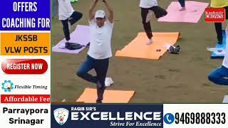 Yoga mahotsav 2022   8th international day  of yoga celebrated across in disst rajouri.