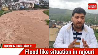 Flood like situation in rajouri