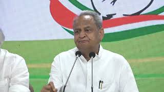 Special Congress Party Briefing by Shri Ashok Gehlot at AICC HQ.