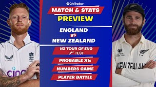 England vs New Zealand - 3rd Test Match, Predicted Playing XIs & Match Preview